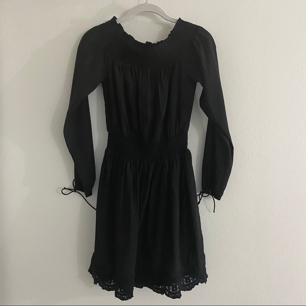 A&F Black Off the Shoulder Dress